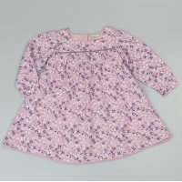 F32524: Infant Girls All Over Print Cotton Lined Dress (1-3 Years)